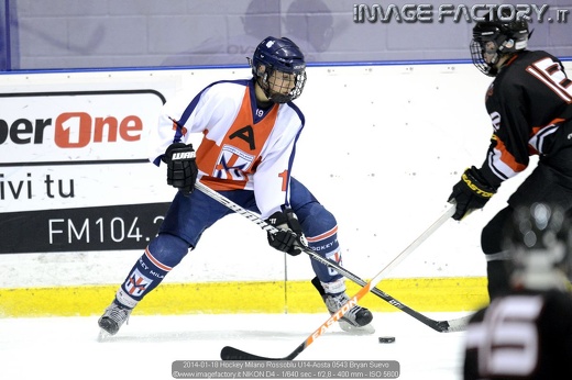 2014-01-18 Hockey Milano Rossoblu U14-Aosta 0543 Bryan Suevo